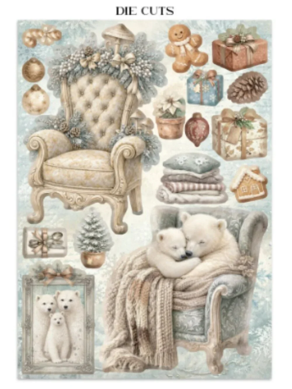 Stamperia White Christmas Collection Junk Journal Book NWT New Release